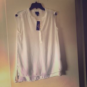 Blouse, gathered shoulders.  S NWT